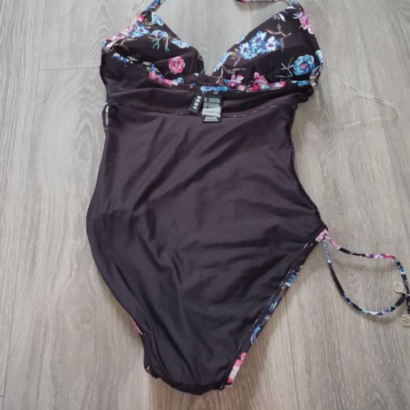 NWOT DKNY Halter Top One Piece Swimsuit - Picture 11 of 14